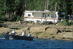 rv camping on the water